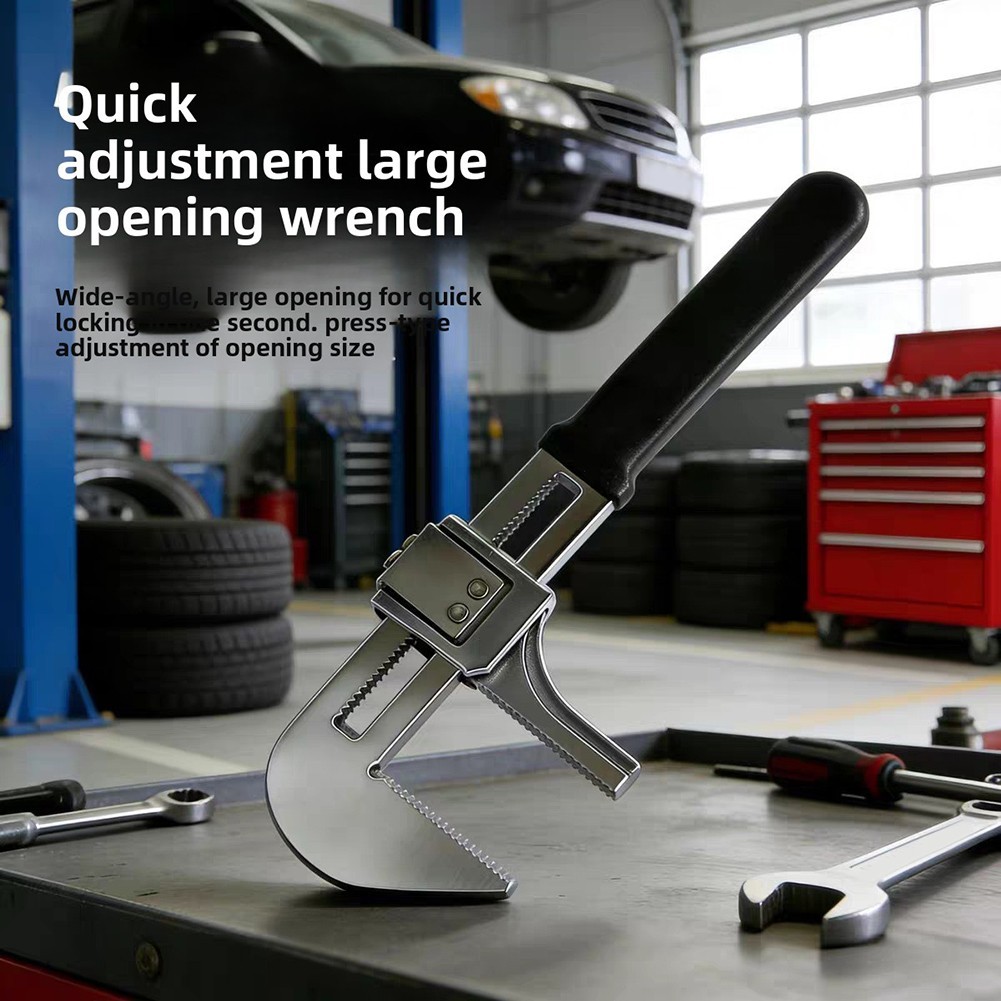 Professional Grade F-Type Adjustable Wrench Manganese Steel Construction
