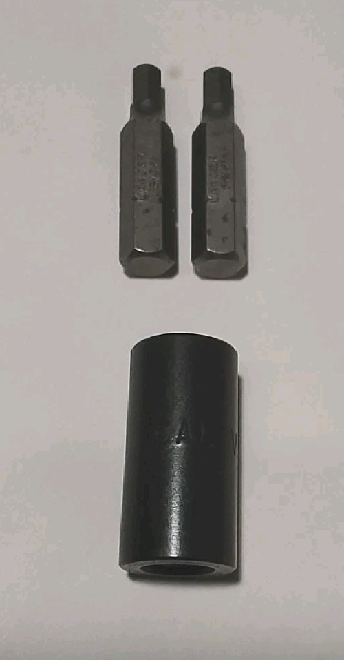 3pc CAL-VAN & LANCER TORX 1/4″ DRIVE 1/4″HEX ADAPTER & 1-1/4″×1/4″ HEX…
