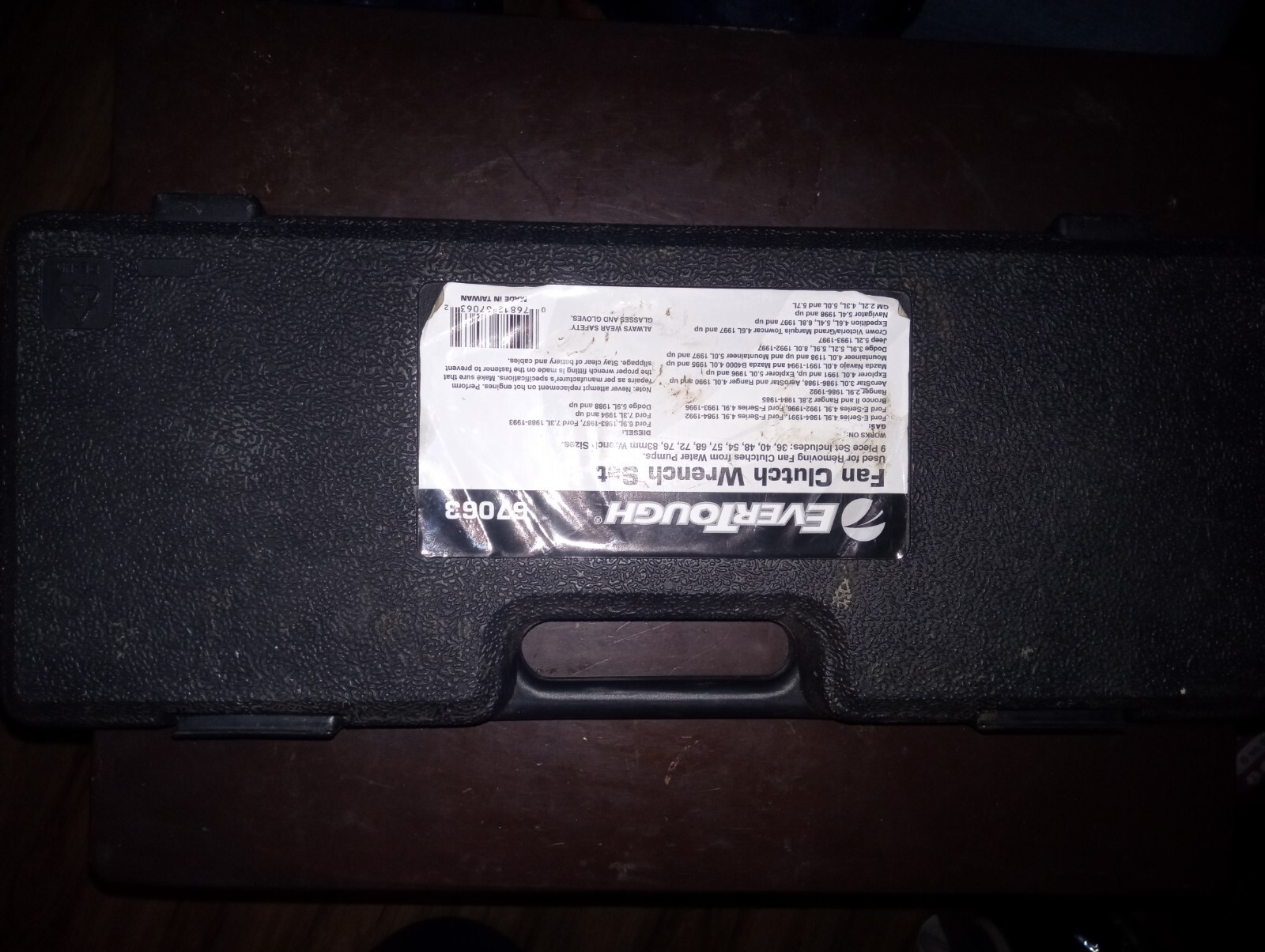 EverTough 9-Piece Set in case Fan Clutch Wrench Set 67063 Complete
