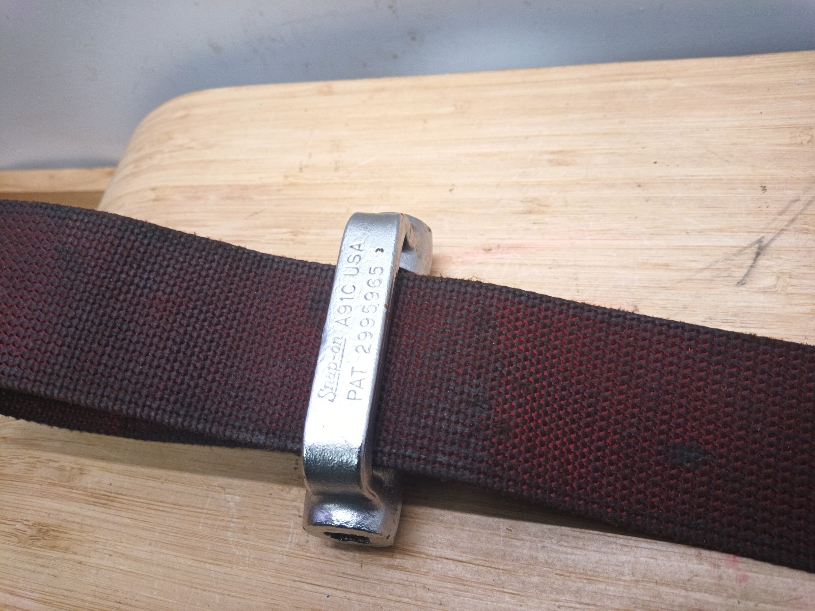 Snap-on Heavy-Duty Adjustable Strap Oil Filter Wrench Socket 1/2″ & 3/8″ A91C