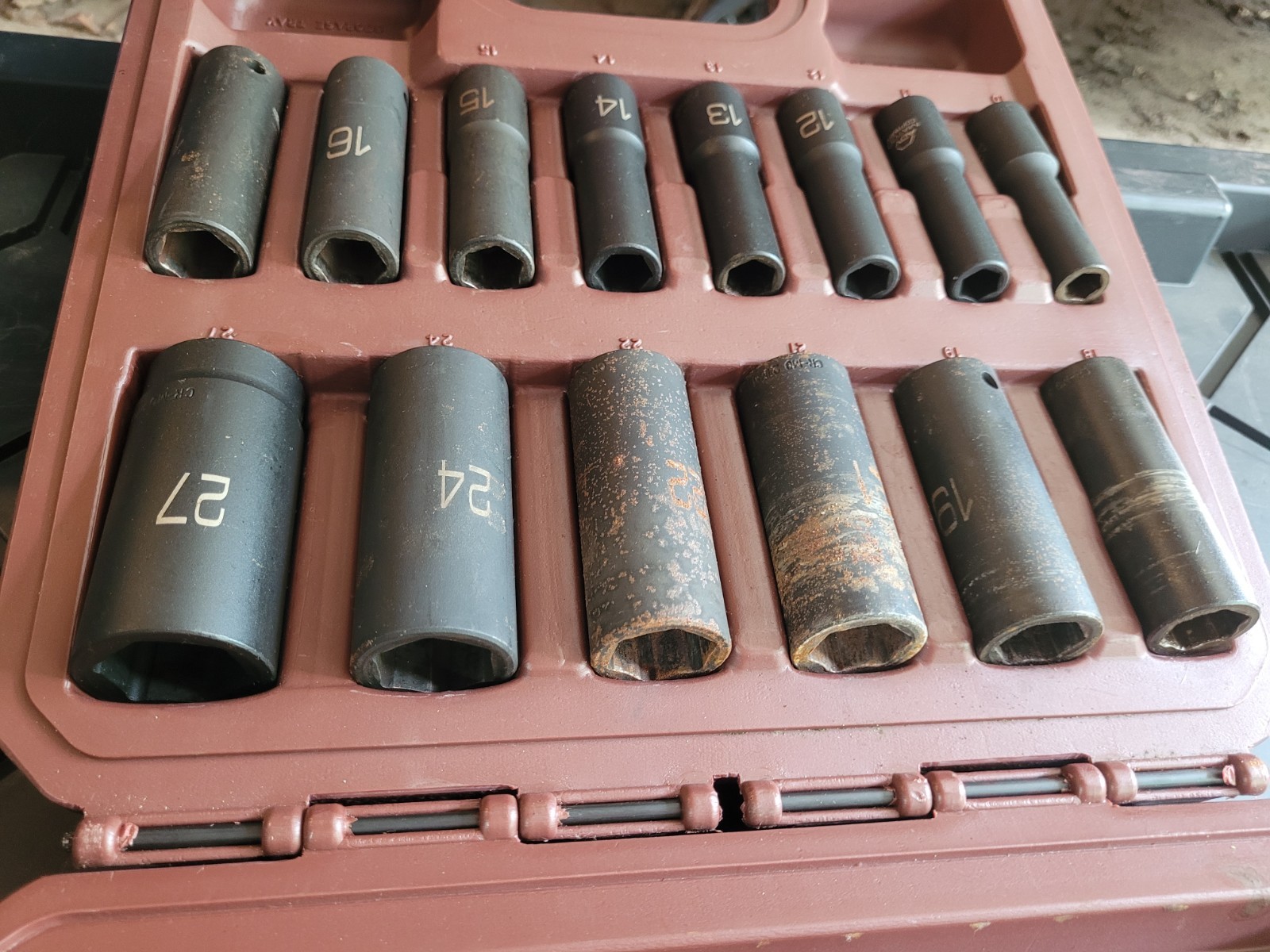 Matco Tools 1/2 Metric Impact Socket Set 14 Pieces In Storage Case