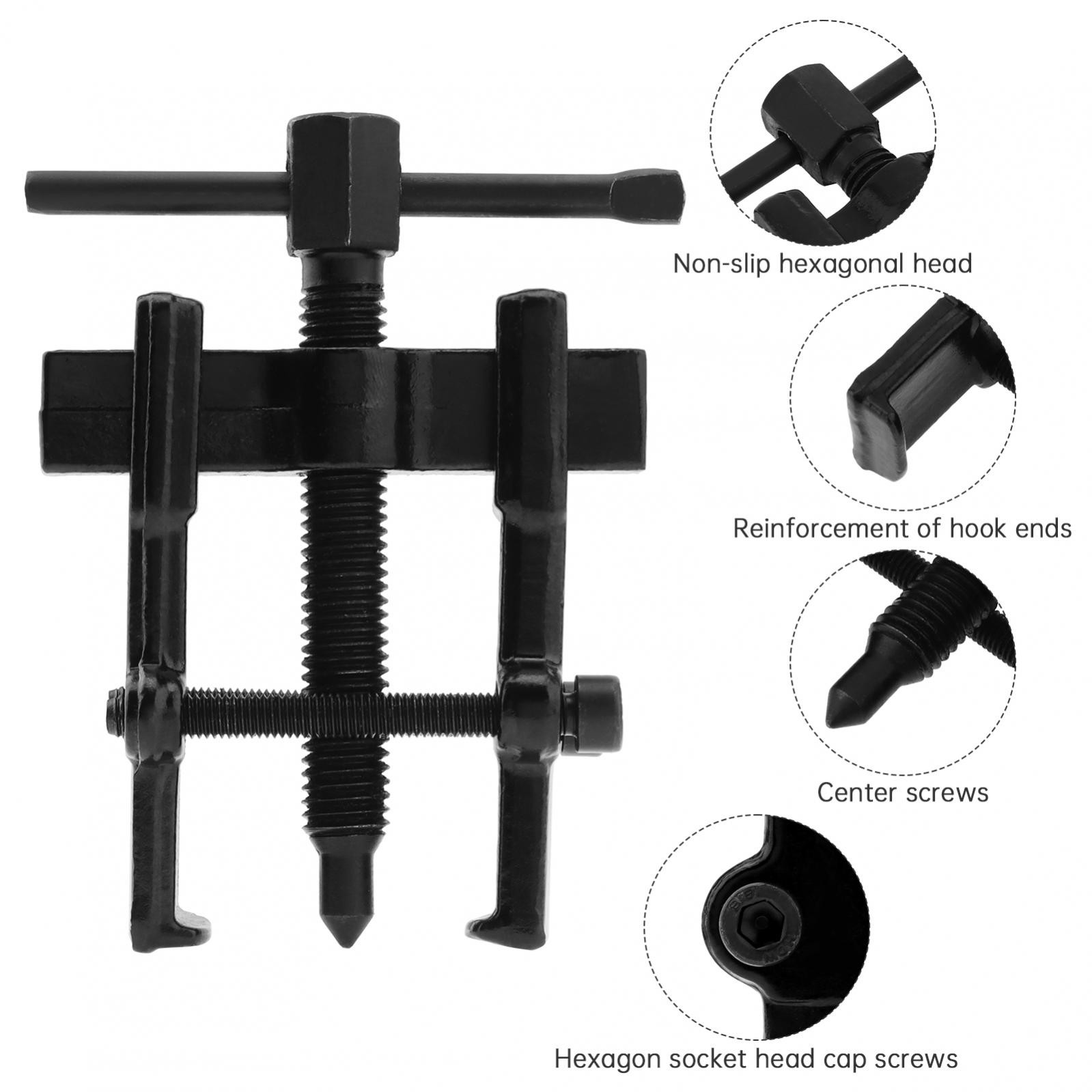 Small 2 inch 2 Jaw Bearing Gear Puller Remover, Bearings Gears Removal Tool