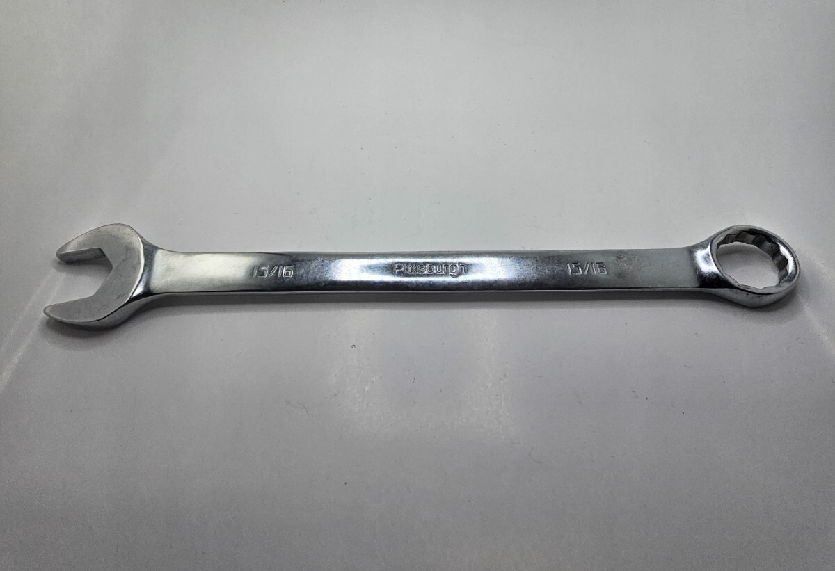 Pittsburgh 15/16″ x 15/16″ Combination Wrench