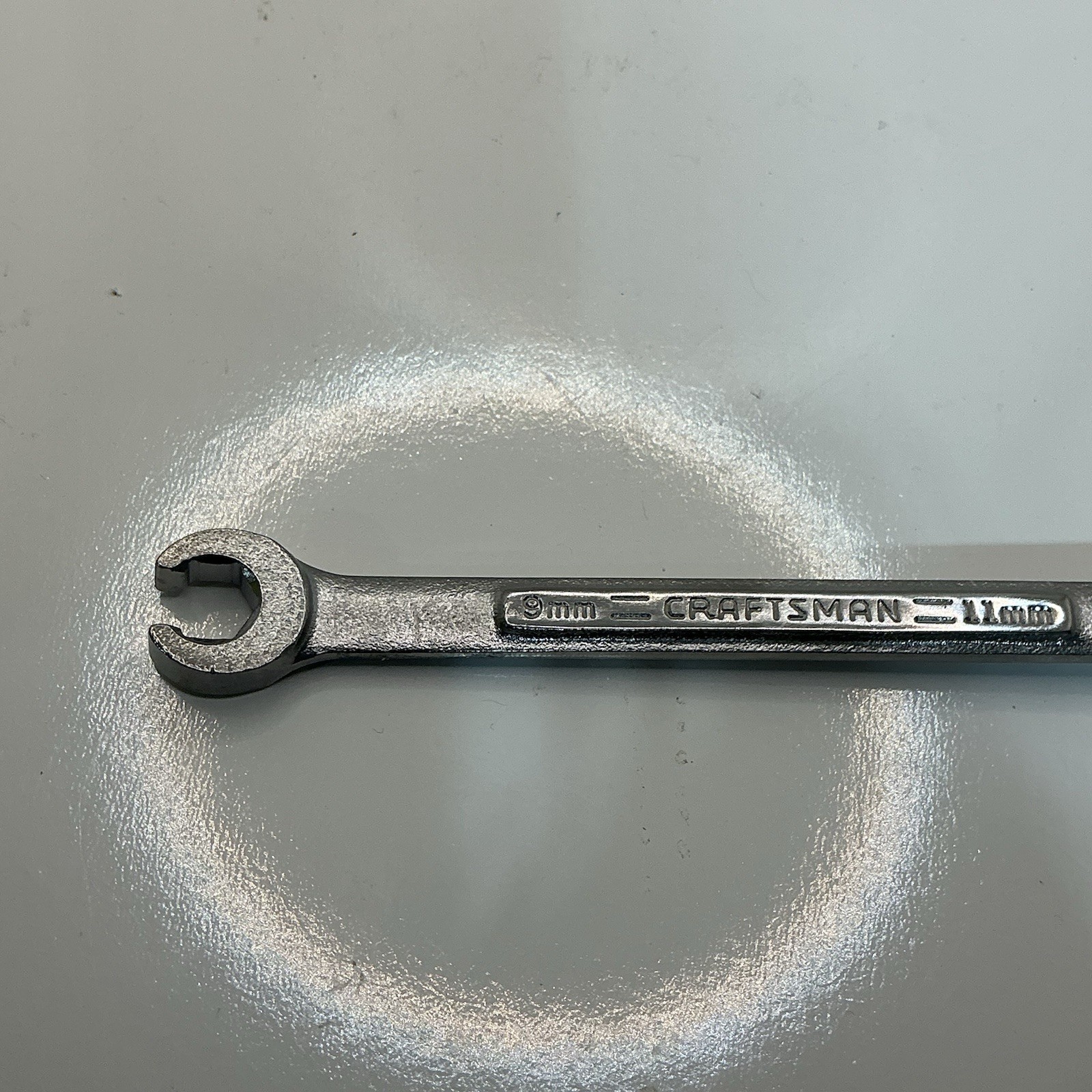 Craftsman 9mm x 11mm Metric Flare Nut Line Wrench Double Open End USA