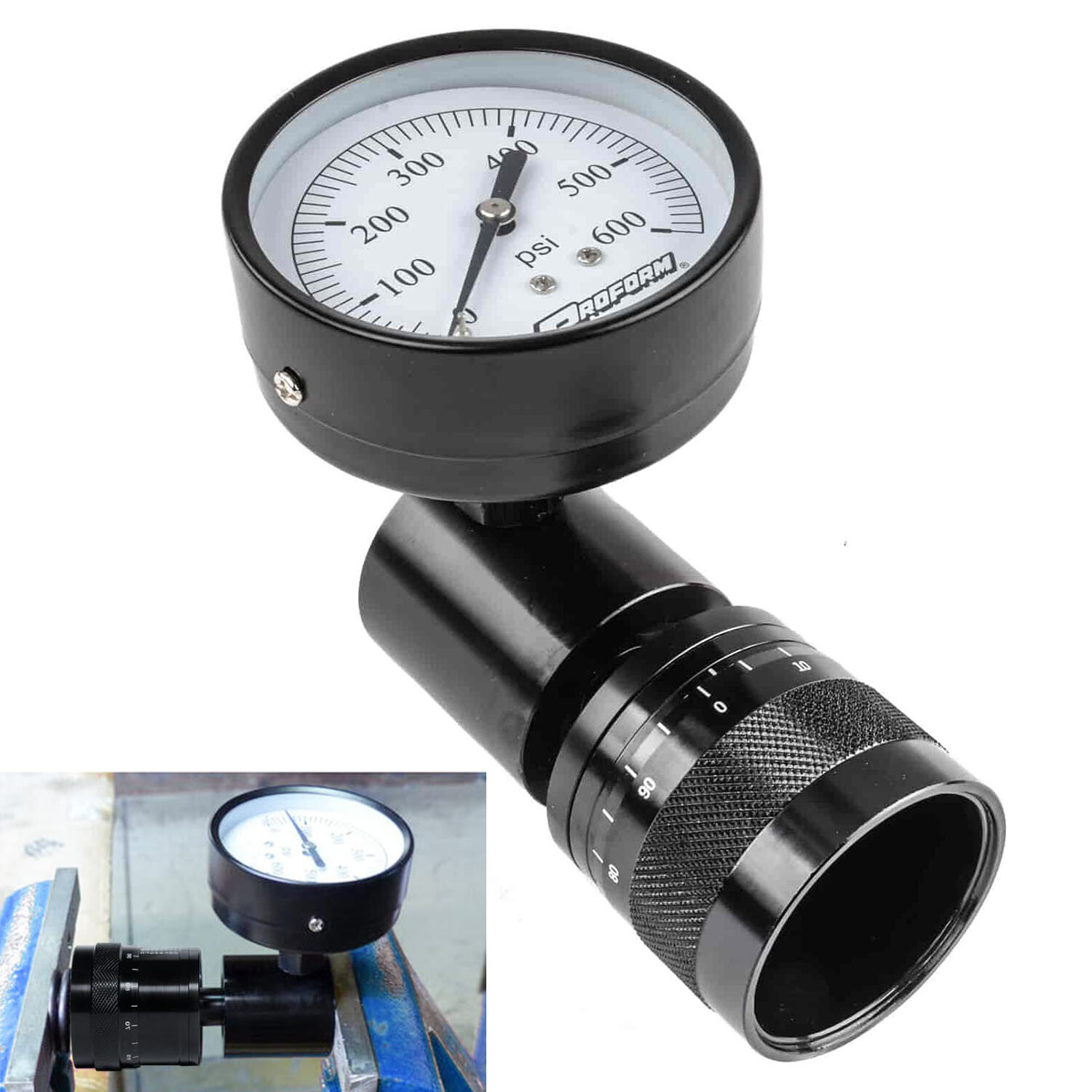 66841 Mini Valve Spring Tester/Measuring Combo Round Dial 0-600LB 10LB Increment