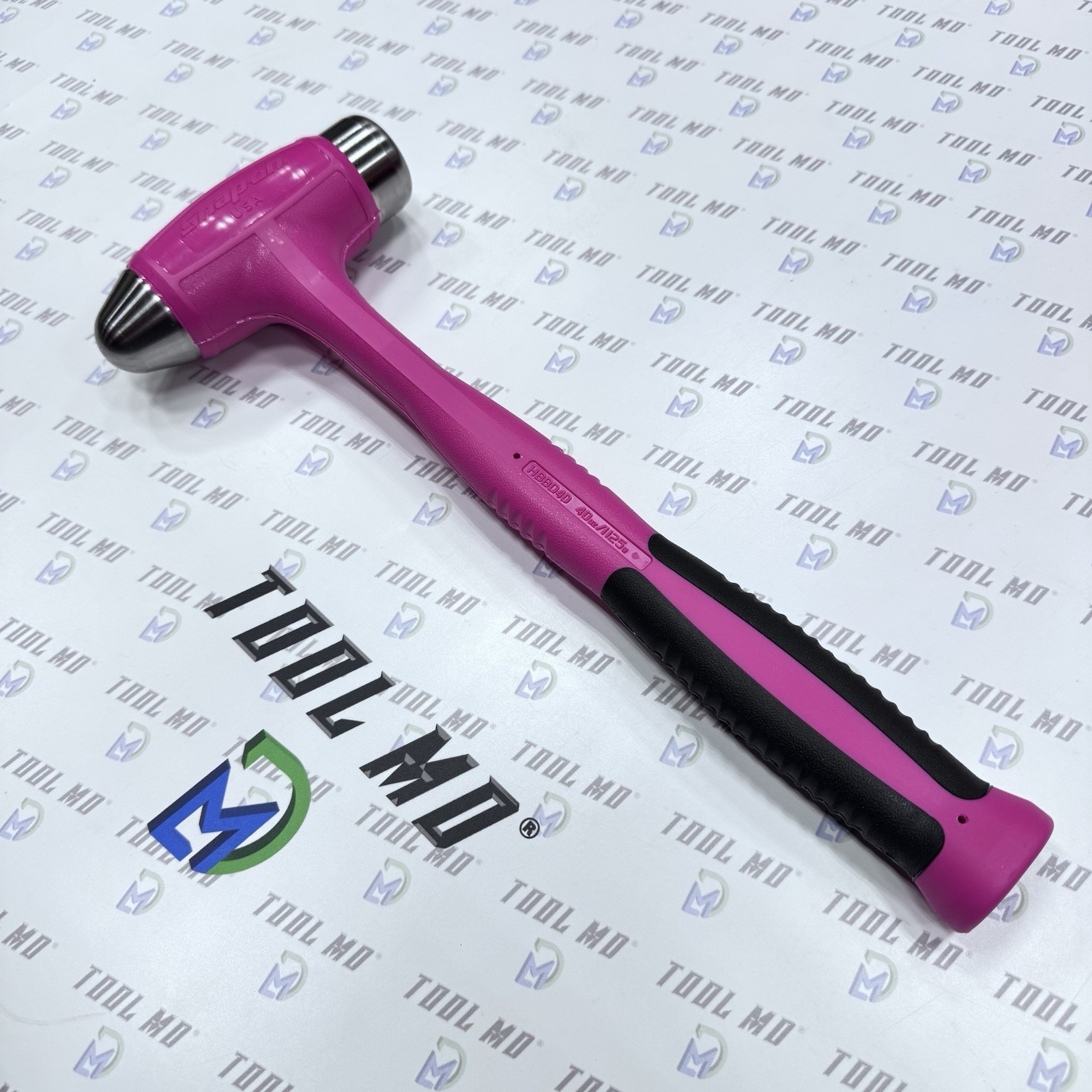 Snap-on Tools NEW ELECTRIC PINK 40oz / 1125g Soft Grip Dead Blow Hammer HBBD40EP