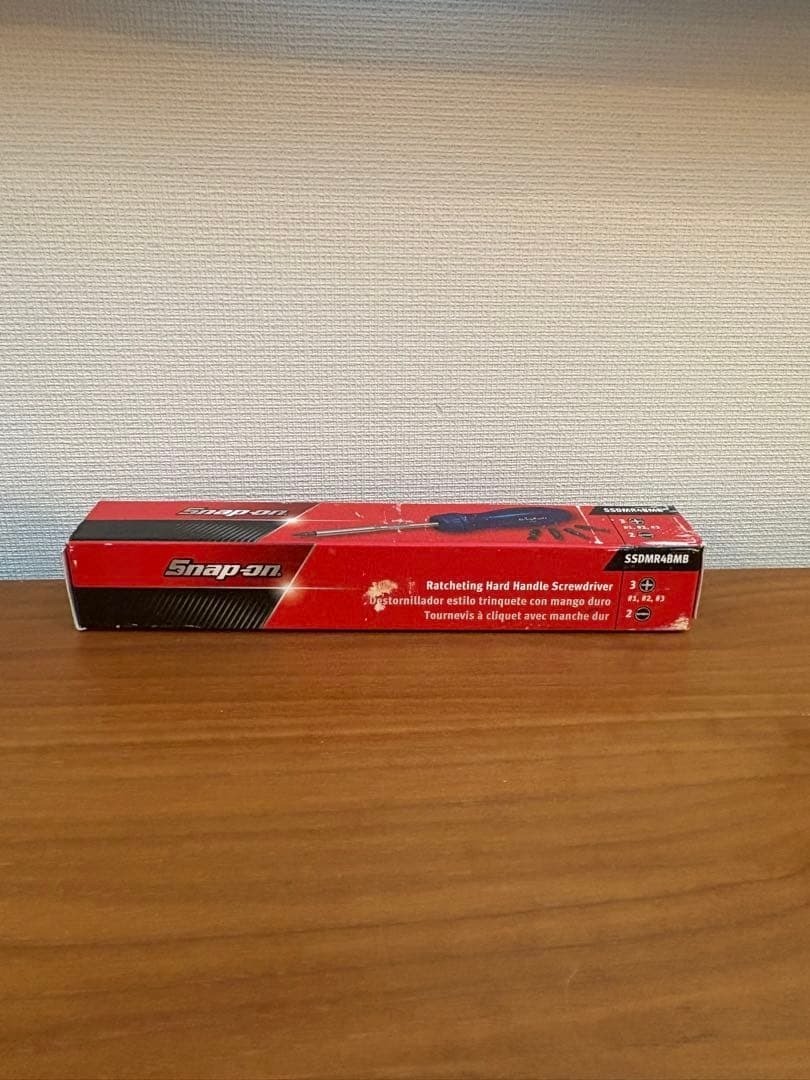 Snap-on SSDMR4B POWER BLUE Hard Handle Ratcheting Screwdriver w/Bits [Unused]