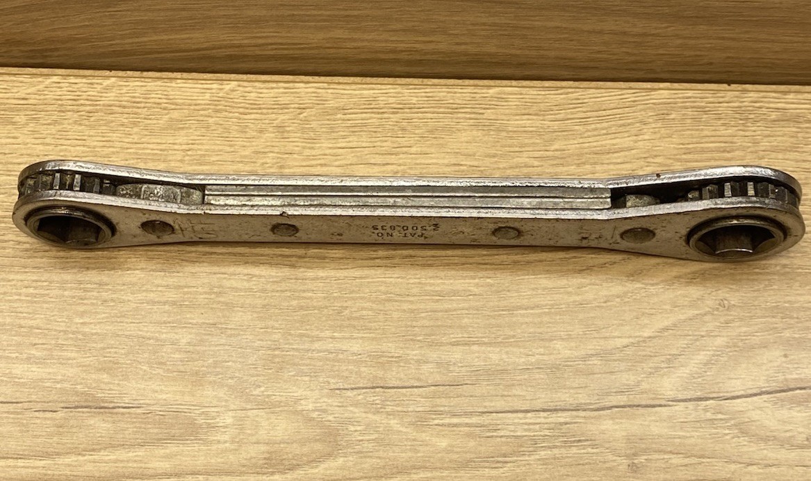Vintage Cornwell Allied RB-M1314 Ratcheting Box Wrench 11mm 14mm USA Works