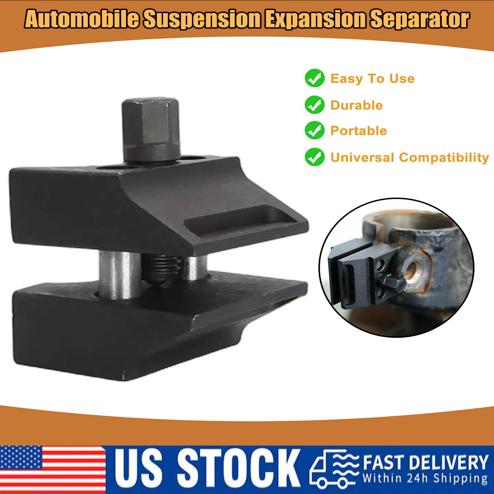 Car Suspension Strut Splitter Wheel Hub Steering Knuckle Expander Spreader Tool