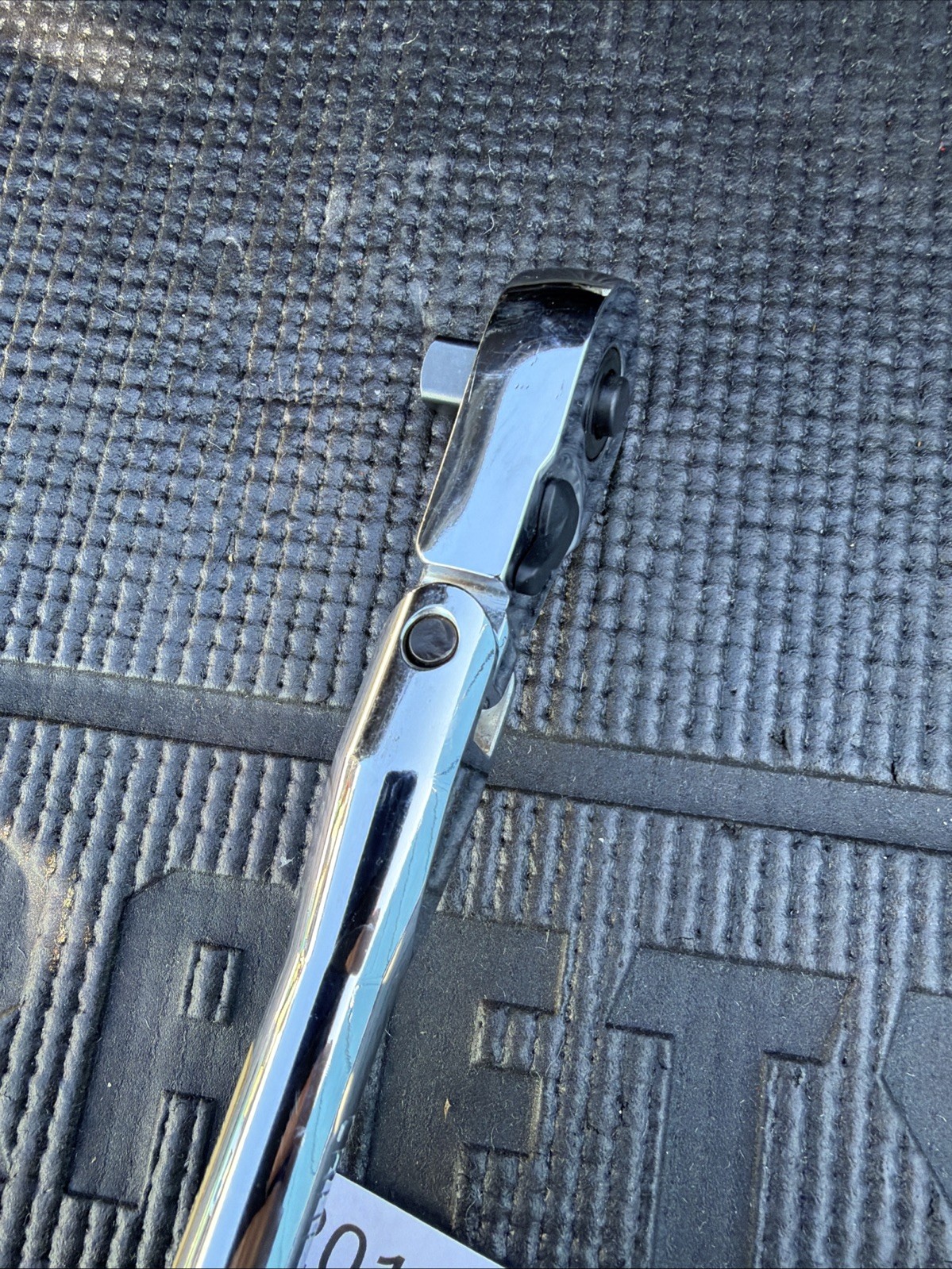 Sears Craftsman 12″ Flex Head Ratchet 3/8″ Drive Black 44836 Ergonomic USA Nos