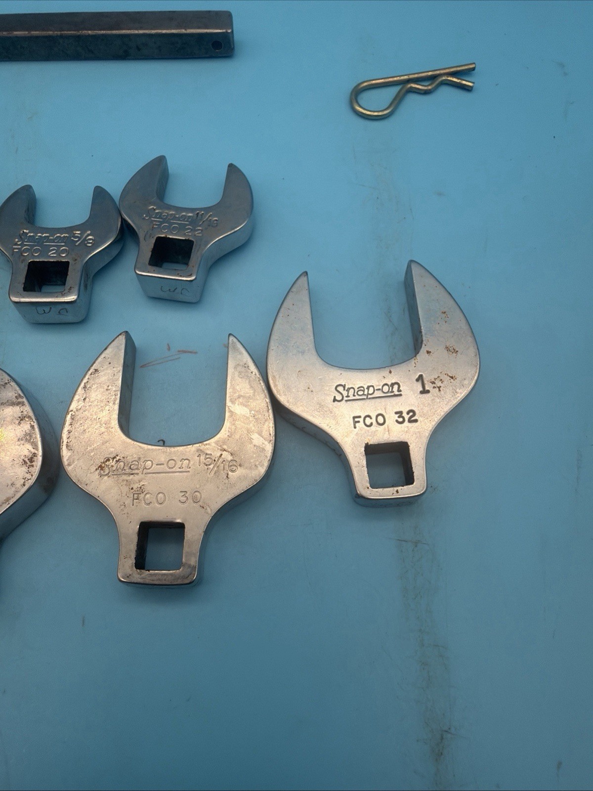Snap-on FCO12-FCO32 SAE Crowfoot Wrench Set 10pc 3/8″ Drive USA 3/8″-1″