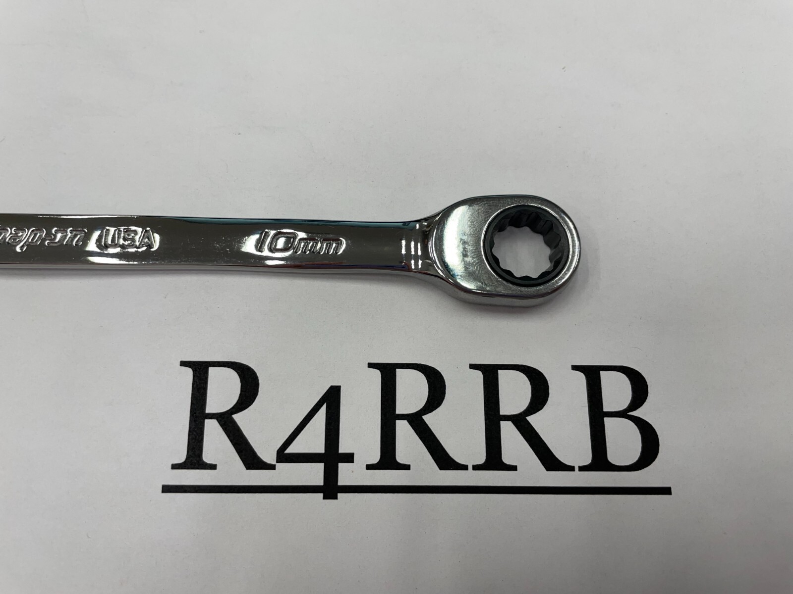Snap-on Tools NEW 10mm Metric 0° Non-Reversing Ratcheting Combo Wrench SOXRM10A