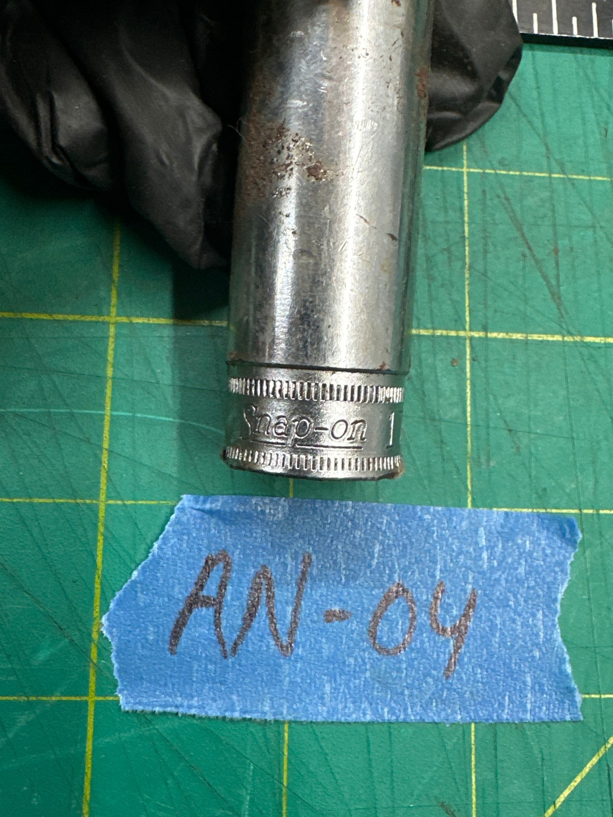 Vintage Snap-On 17mm SFSM17 Chrome Deep Socket 6 Point 3/8″ Drive Made In USA
