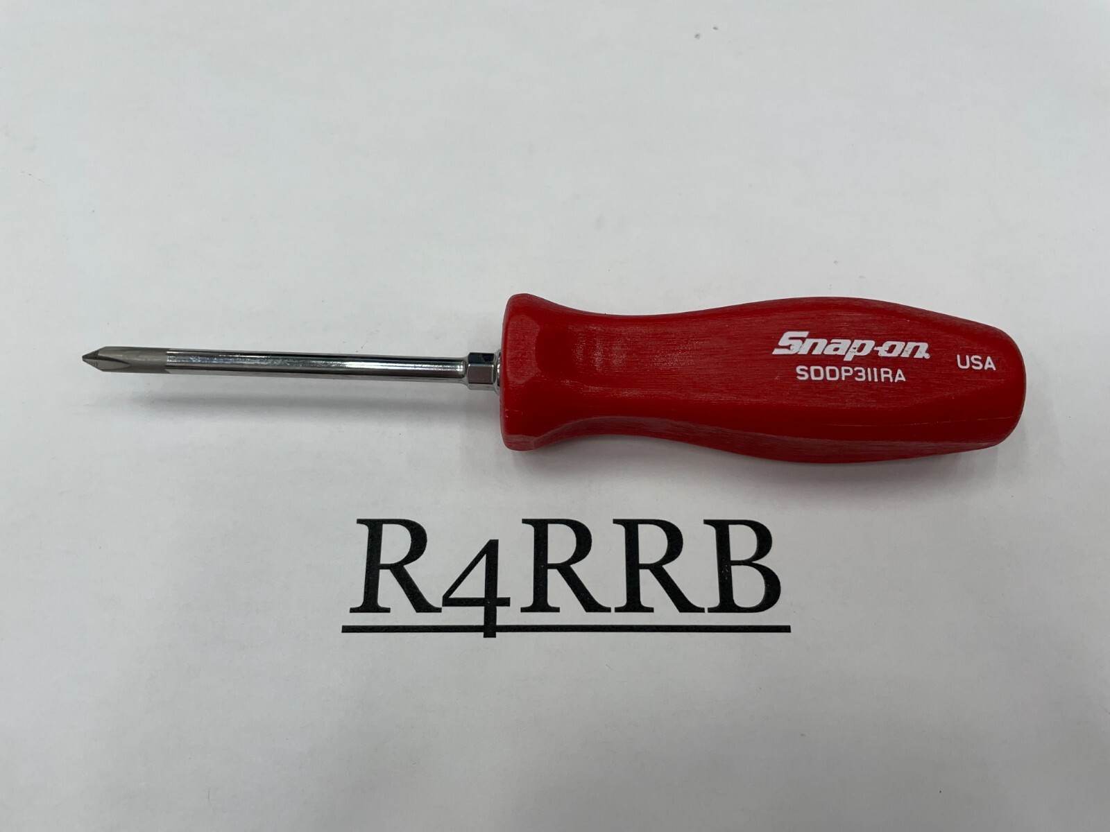 Snap-on Tools USA NEW RED Hard Handle #1 Phillips Screwdriver SDDP31IRAR