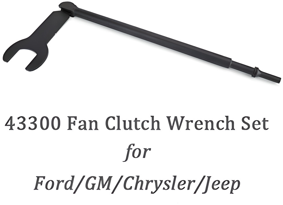 Pneumatic Fan Clutch Wrench Removal Tool Kit for Ford 6.0/6.4L Powerstroke 43300