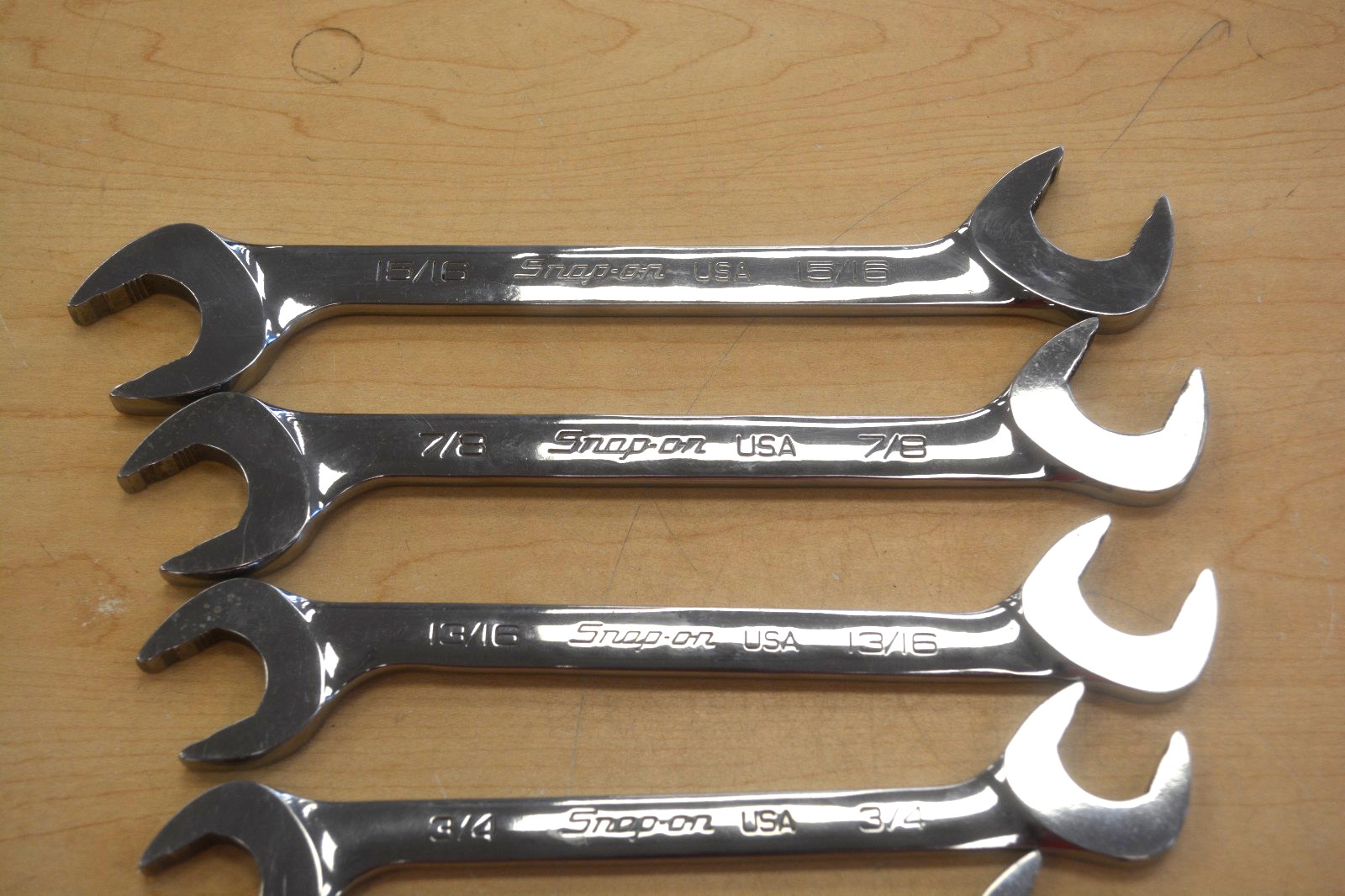 Snap On SVS807A 3/8»-15/16» 10pc Flank Drive Plus Wrench Set *Pre-owned*