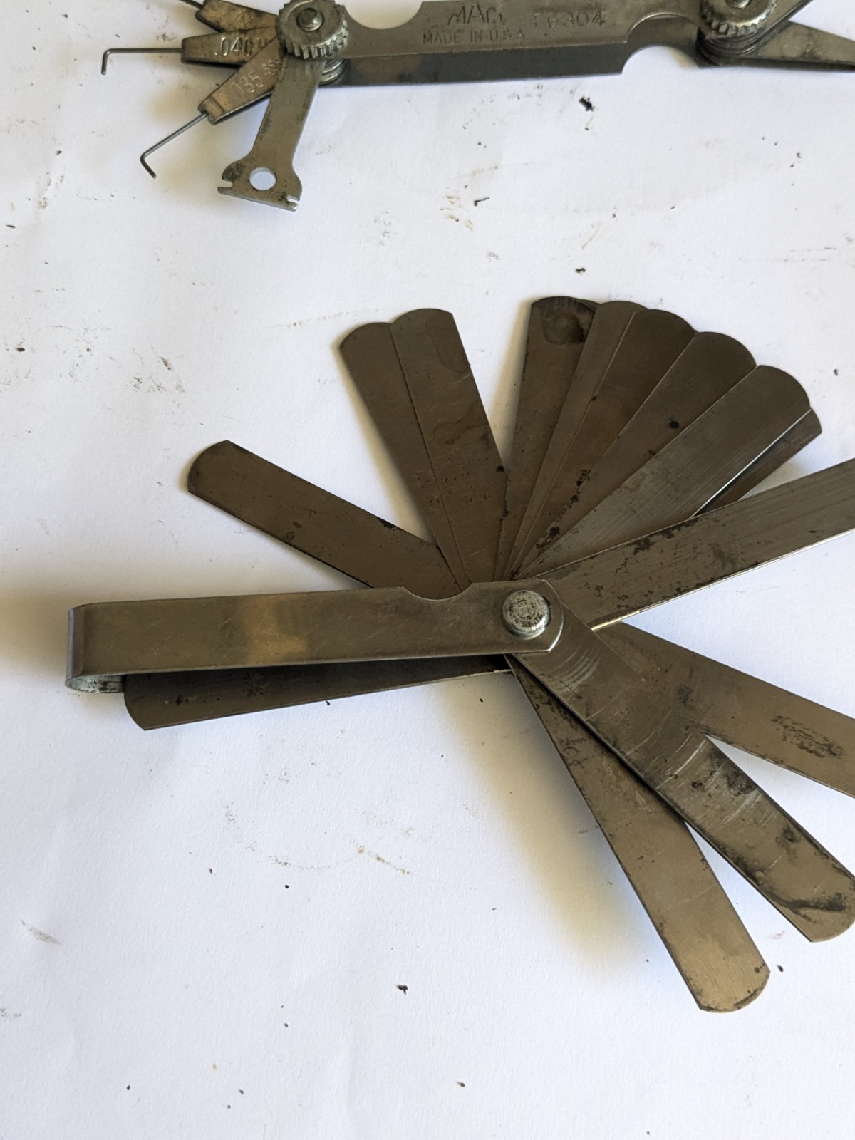 Lot Mac Tools Fg304 Wire Spark Plug Gapper & Matco FG-3 Blade feeler gauge