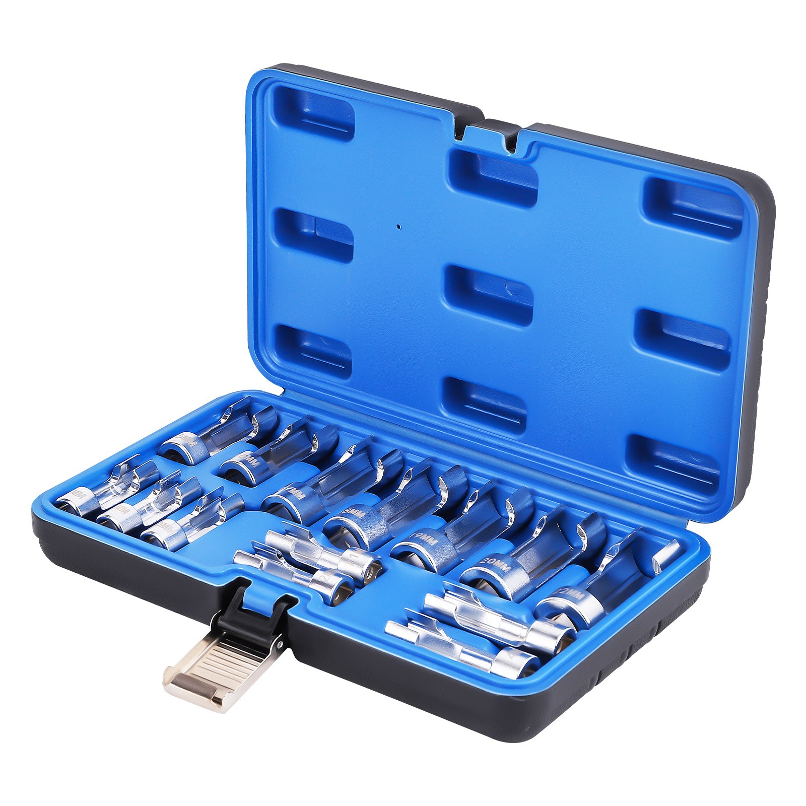 8-22mm 3/8in 1/2in Diesel Injector Fuel Line Socket Wrench Set Nut Socket