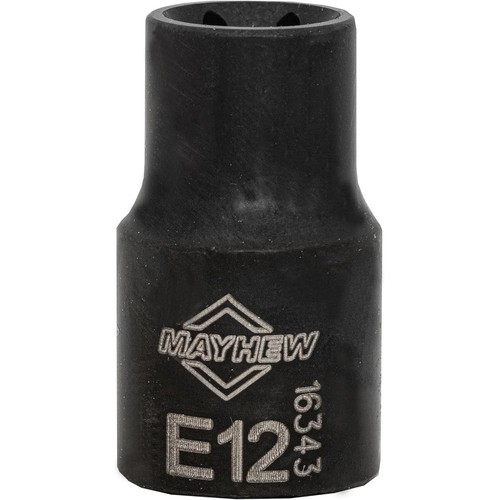 Mayhew 16025 Inverted Torx Socket Bit Set, 7-Piece, Black Oxide Finish