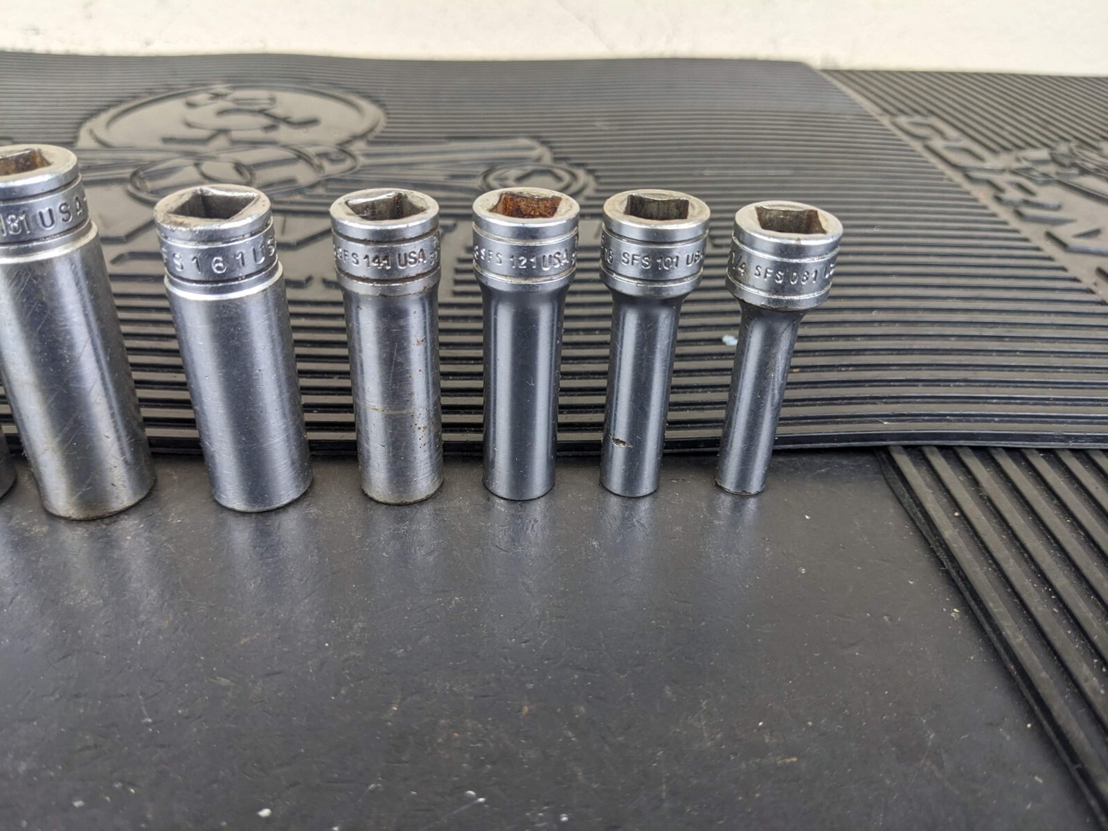 #am154 Snap on Tools 211SFSY 3/8″ Drive Deep Chrome Socket Set Socket Set