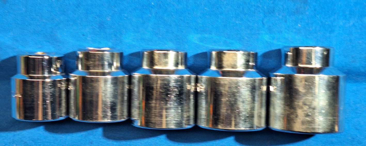 Mac Tools 5 piece 1/2″ drive shallow 6pt socket set 1″ – 1-1/4″ V326 – V406R