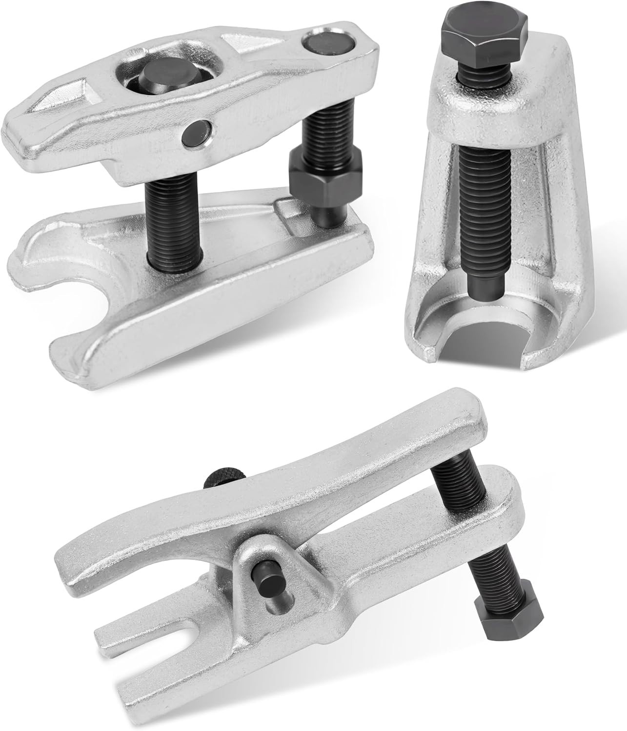 Compact 3-Pc Ball Joint Separator Kit: Heavy-Duty Tools for Front End Services