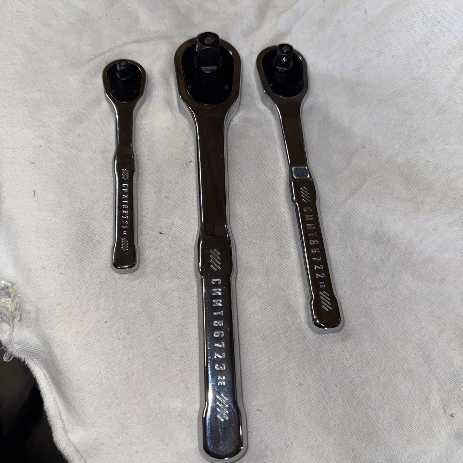 Craftsman Brand New Three-Piece Ratchet Set. 1/2”—3/8”—1/4” Nice Set, Nice Price