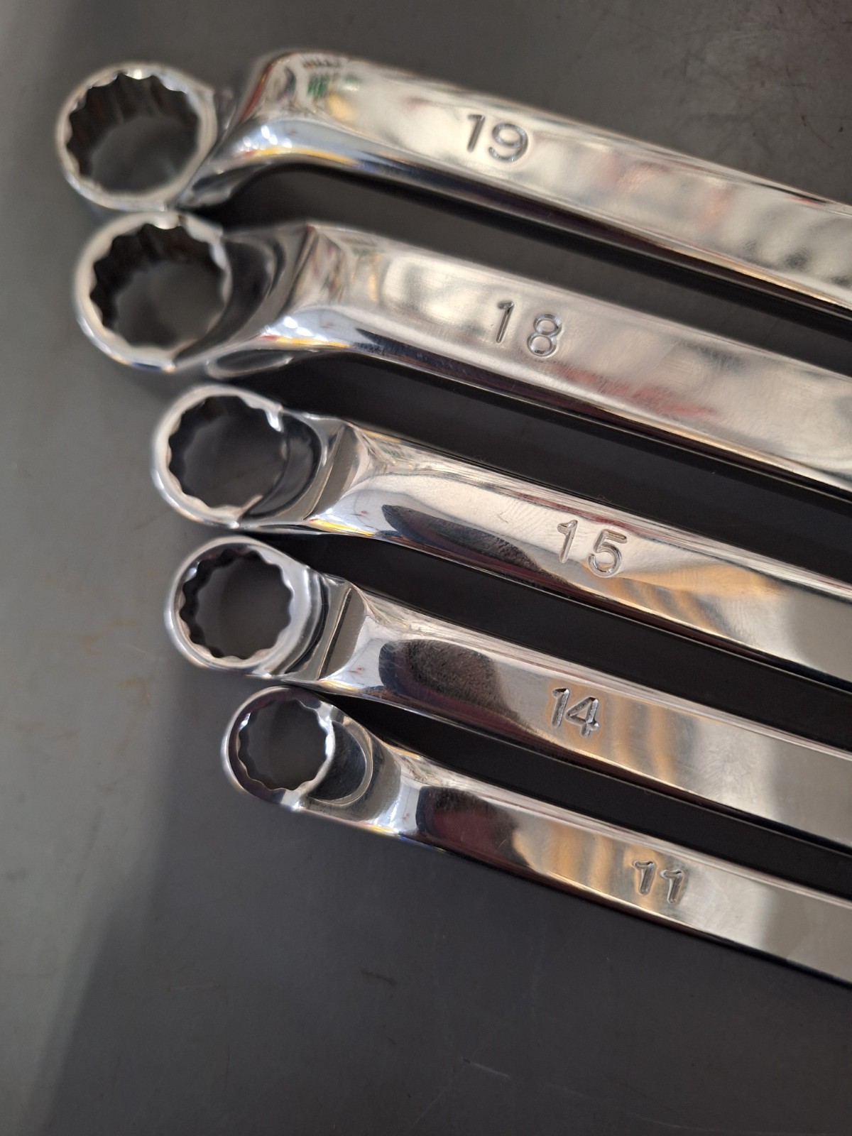MADE IN USA!! MAC 12 Point Double Sized Offset Box Wrench 10 mm- 19 mm