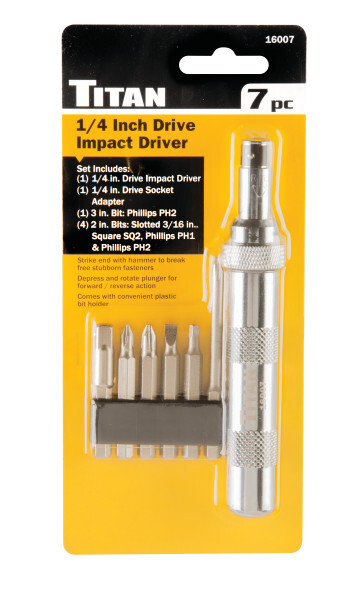 Titan 16007 1/4″ Drive Impact Driver