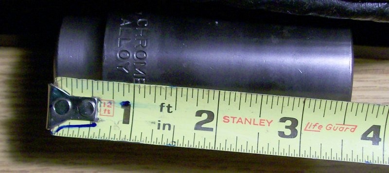 Axle Nut Impact Socket, 30mm 6-Point, 1/2 Inch Drive, Deep Well Hub 3-1/2″ Long