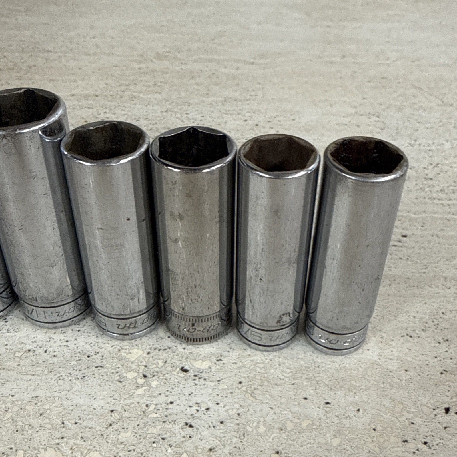 Lot of 8 Snap on Deep Impact Sockets *See Photos*