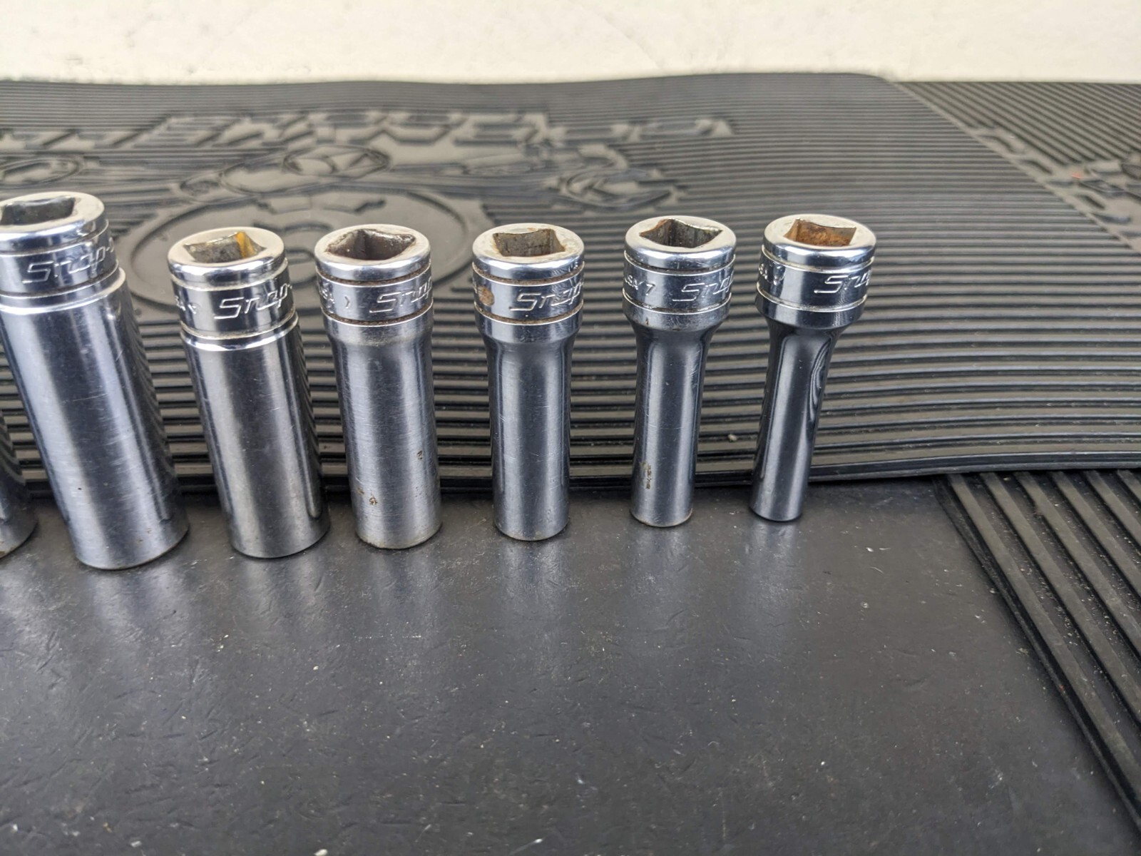 #bg229 Snap on Tools 211SFSY 3/8″ Drive Deep Chrome Socket Set Socket Set