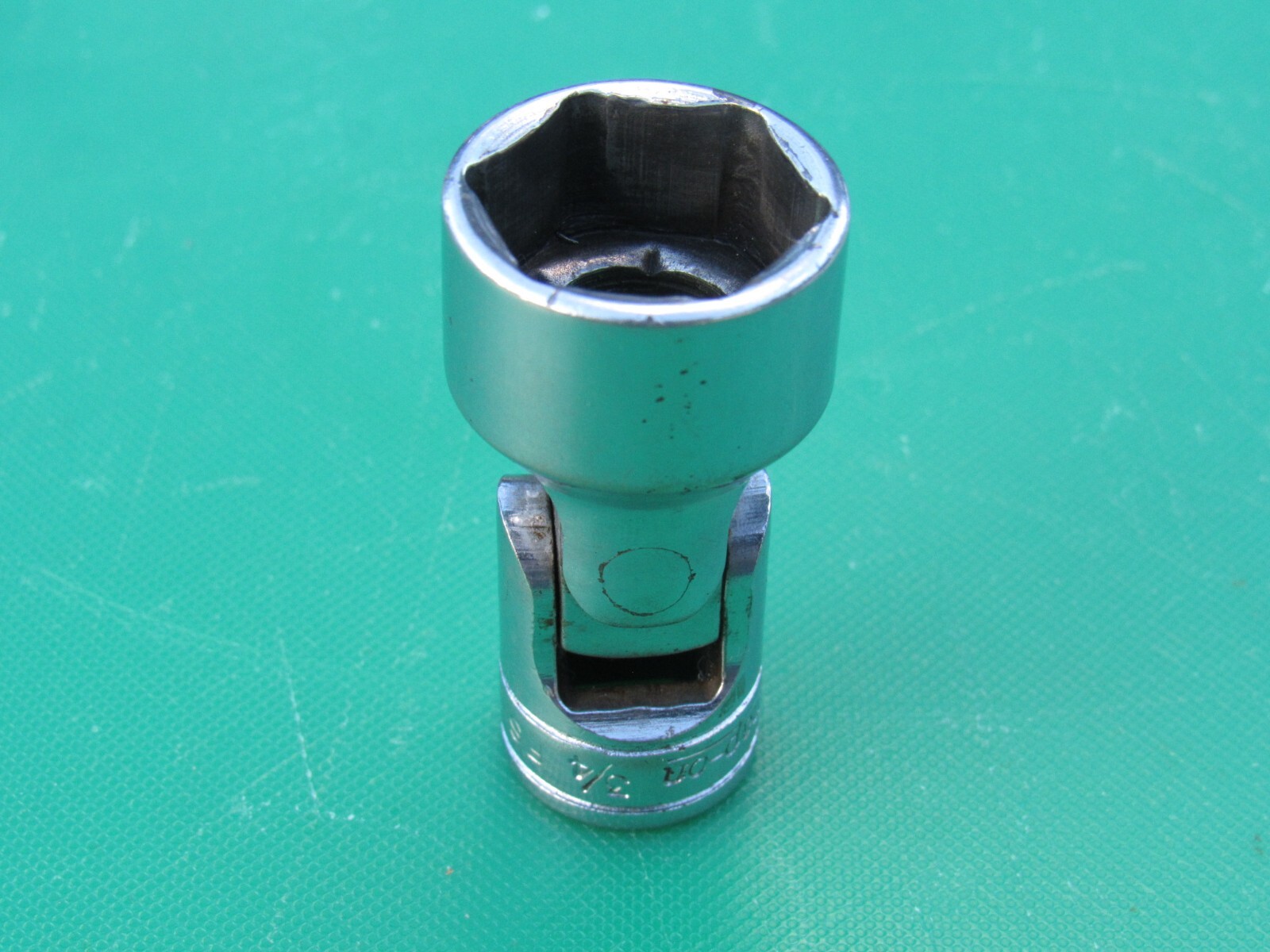 SNAP ON FS24 3/4″ 6 POINT 3/8″ DRIVE SAE SHALLOW UNIVERSAL SWIVEL SOCKET 3/4 «
