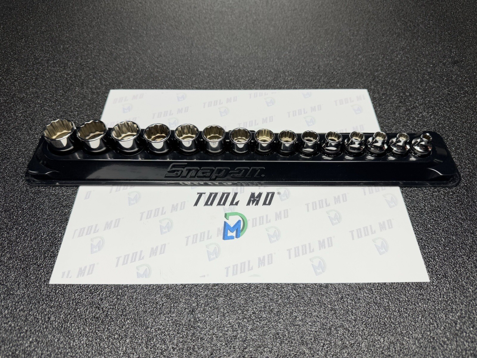 Snap-on Tools NEW 15-Piece 3/8” Drive 12-Point Metric Shallow Socket Set 215FMY