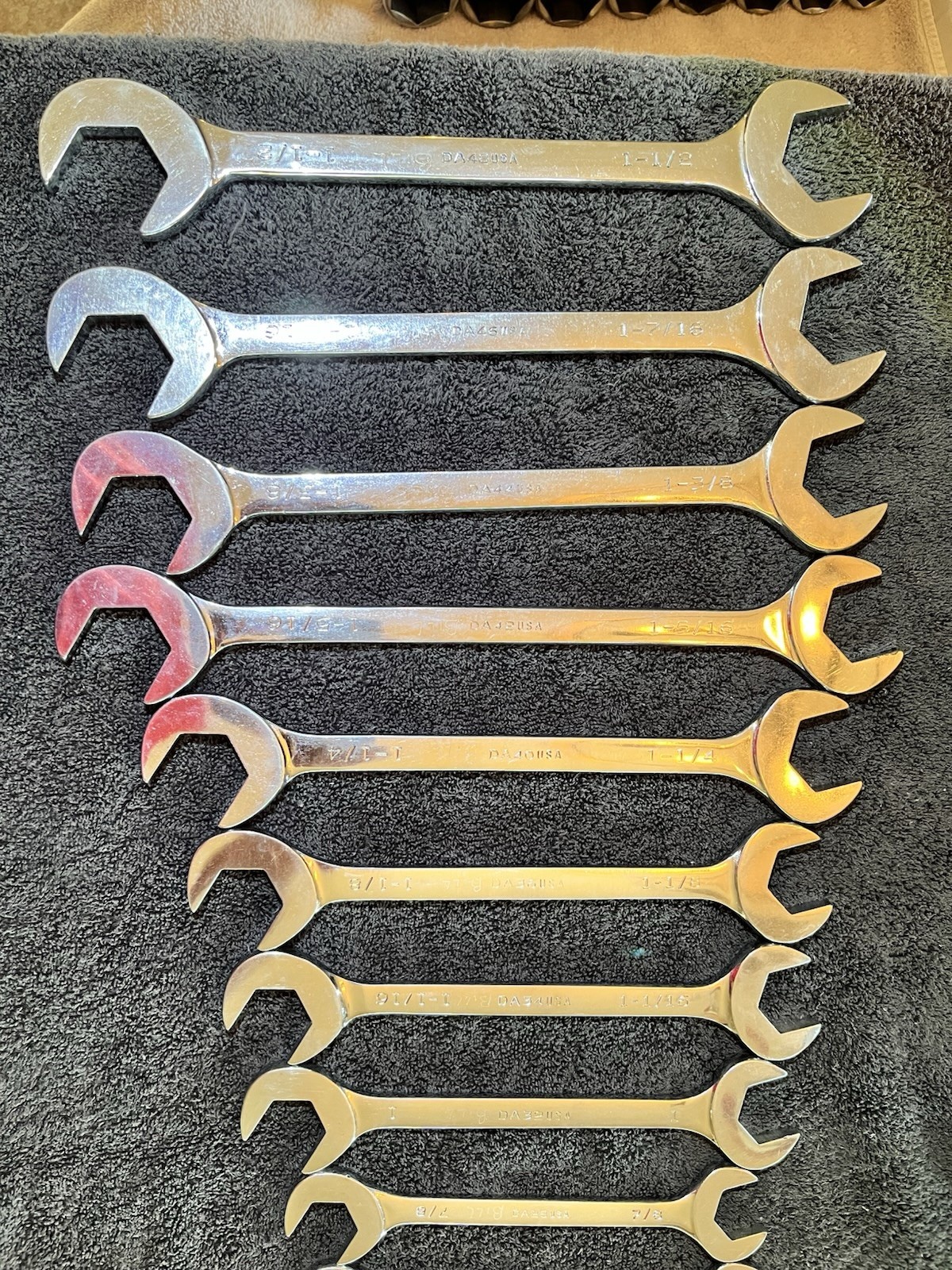 Mac Tools 17 Pc SAE 4-Way Angle Head Open End Wrench Set 3/8″ – 1-1/2″ DA Series