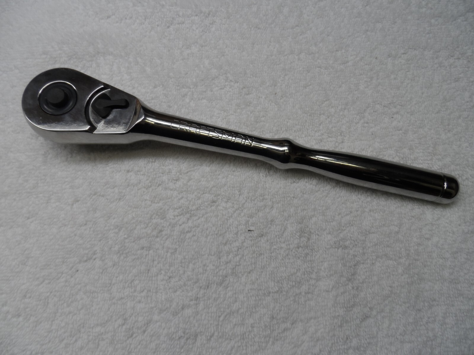Craftsman 1/2″ Drive Polish Tear Drop Ratchet NOS USA – Part # 44814 (sticker)