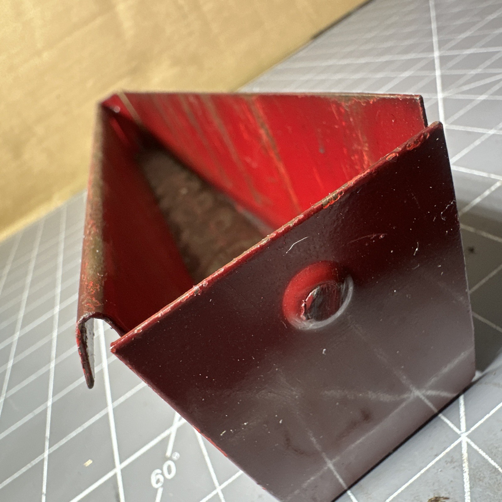 Vintage Snap-on KRA158 Metal Deep Socket Tray – Rare Royal Maroon 16-1/8”