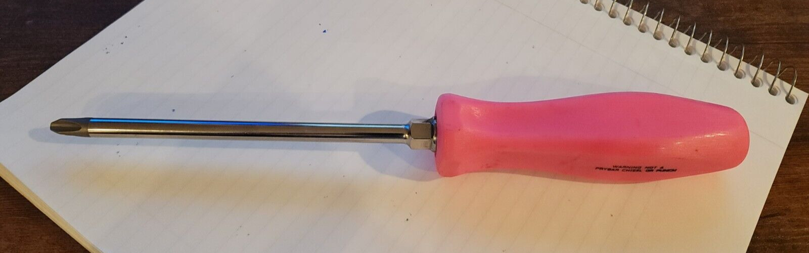Snap-on ™ Tools PINK #3 Phillips Hard Handle Screwdriver SDDP63IRA