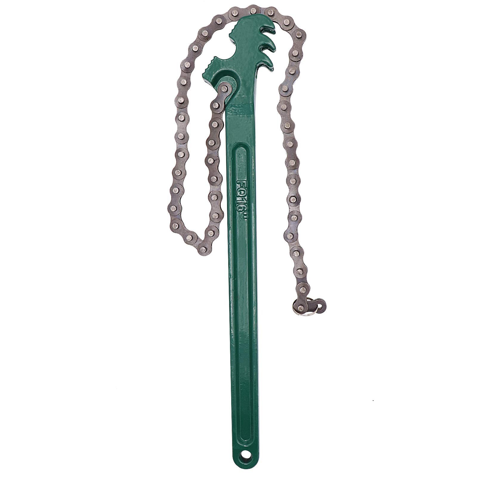 16″ Heavy Duty Chain Wrench, 27″ Adjustable for 1.5″-7.5″ Pipe, Carbon Steel Too