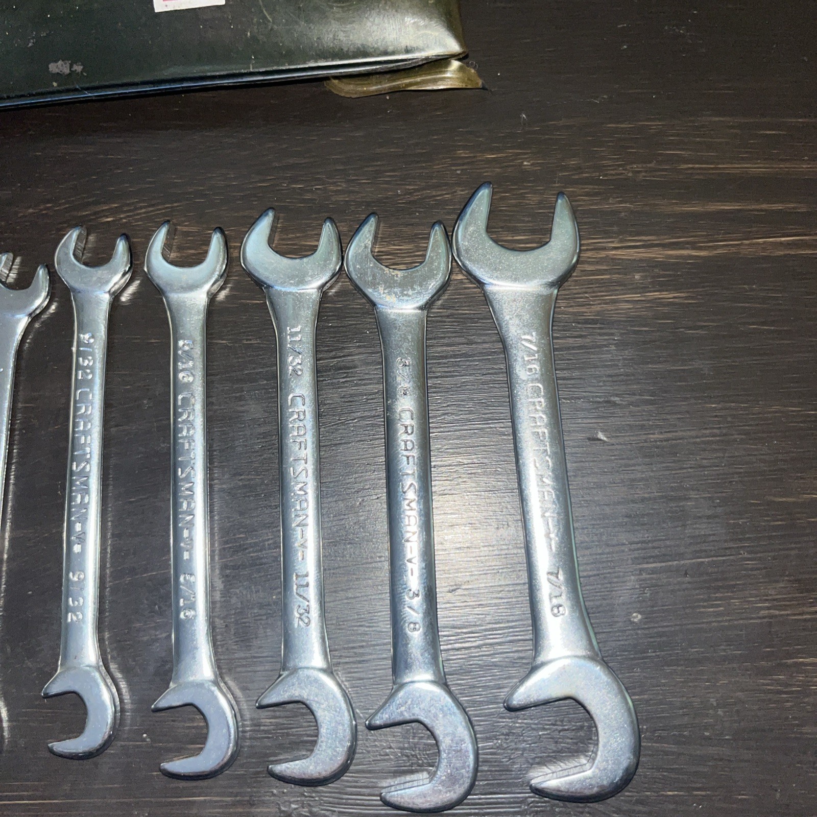 Sears Craftsman 8 Piece Open-End Offset Ignition Wrench Set 4306 – NICE – USA