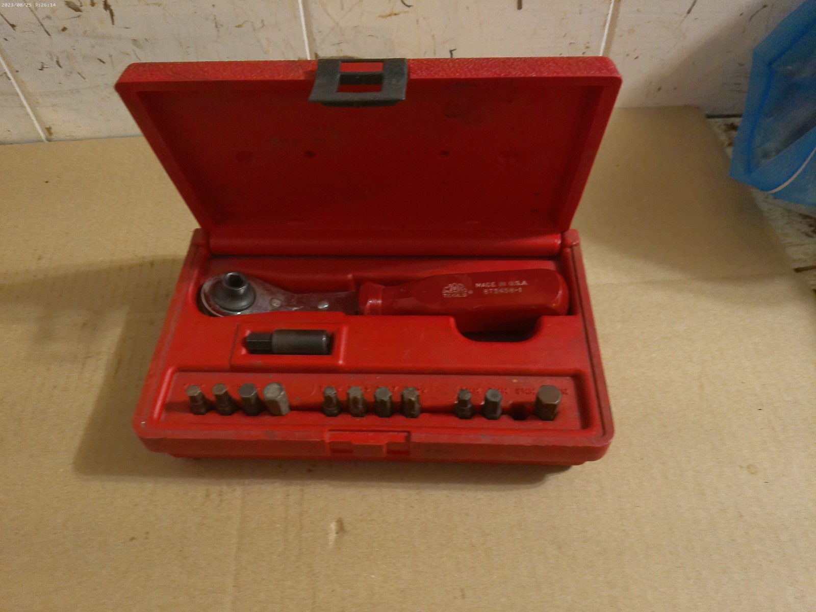 MAC Tools Brake Caliper Guide Pin Bit Wrench Set BT5458 USA Incomplete 1 missin