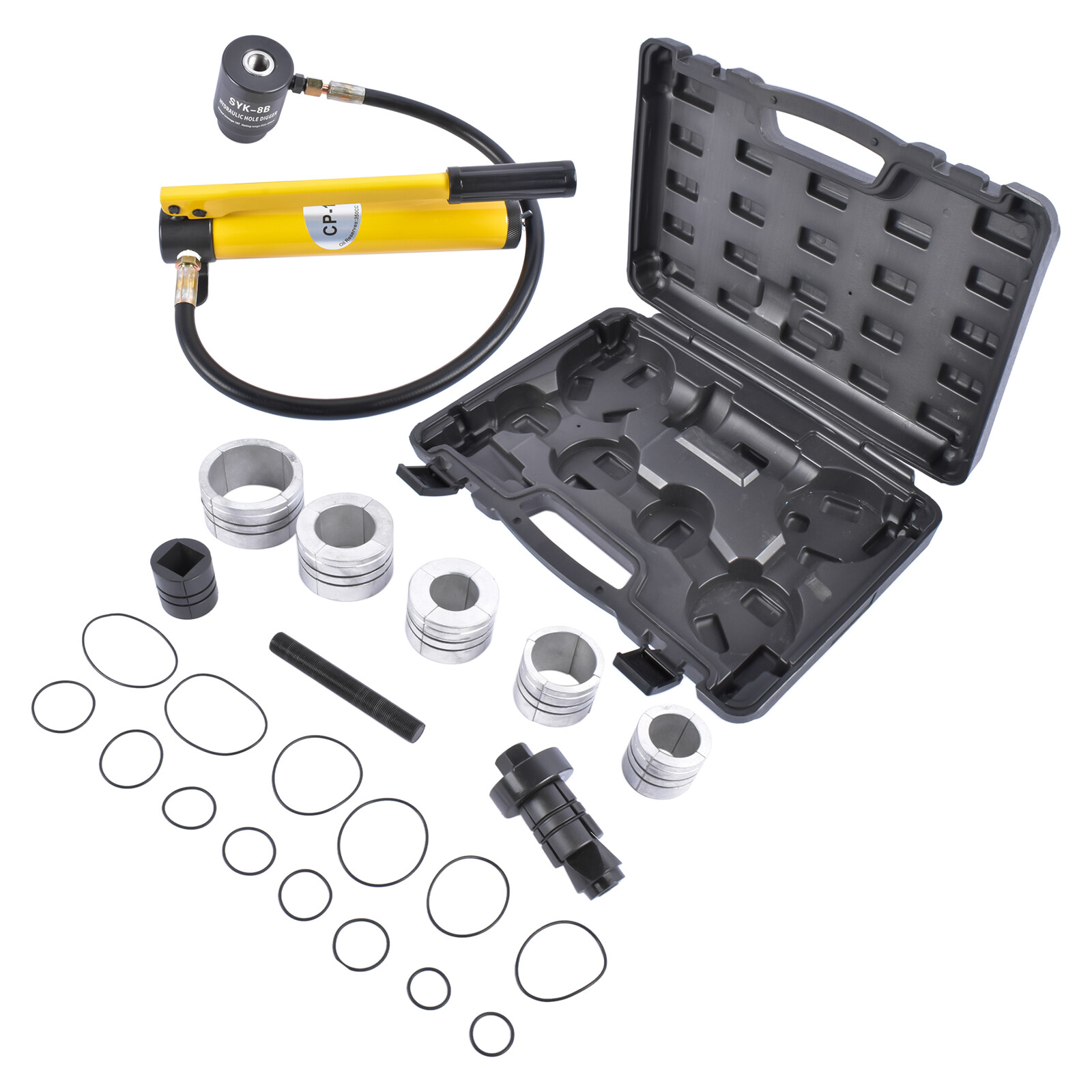 1-5/8″ to 4 1/4″ Hydraulic Exhaust Pipe Stretcher Expander Kit with Holding Case