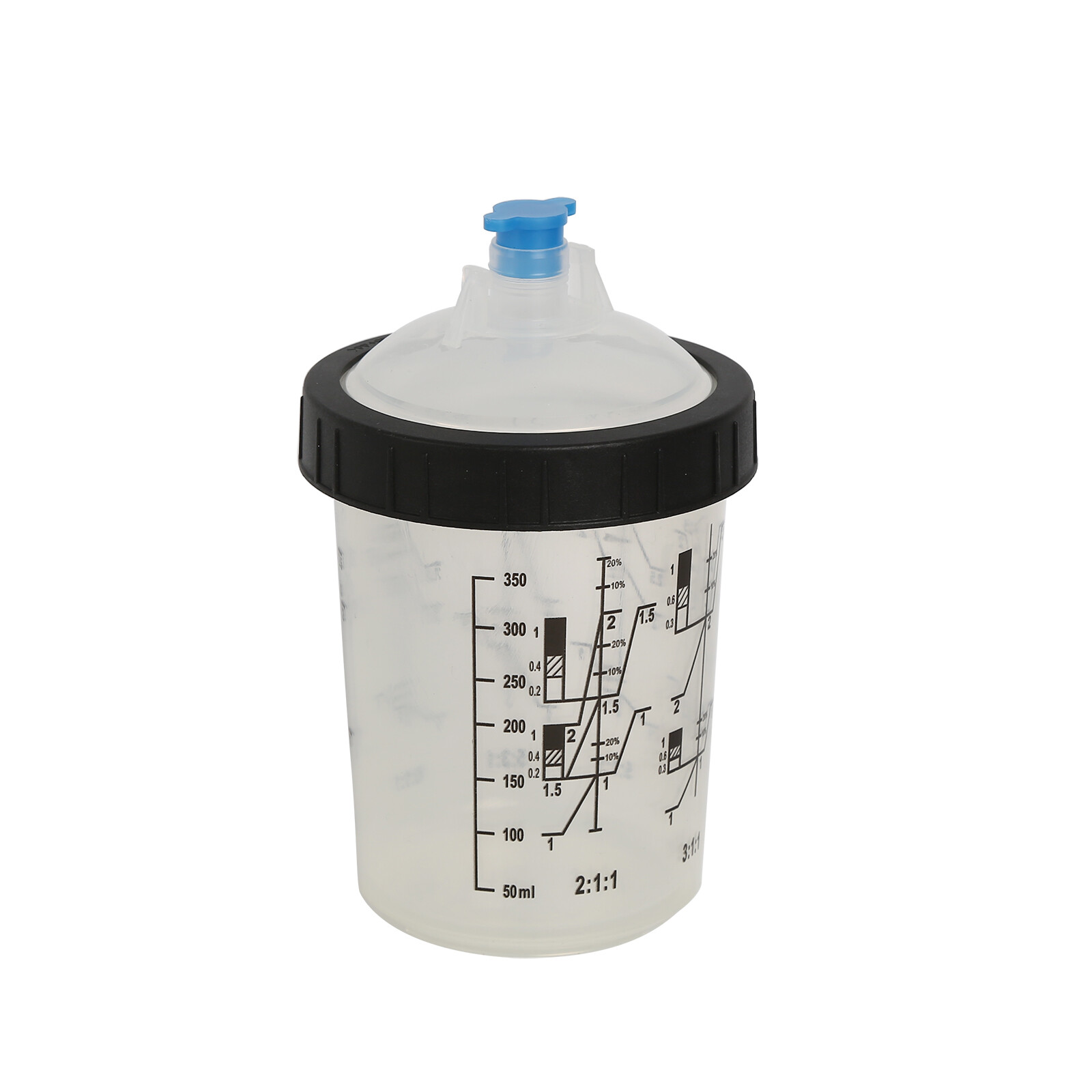 13 Oz Hand Disposable Paint Spray Gun Cup Kit w/Cup Liners &Sealing Plugs 50PACK