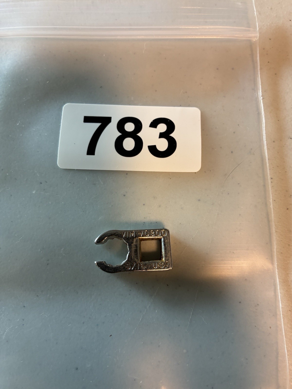 783. 5/16” X 1/4” Drive Crowfoot Socket VIM VC800 Made In USA