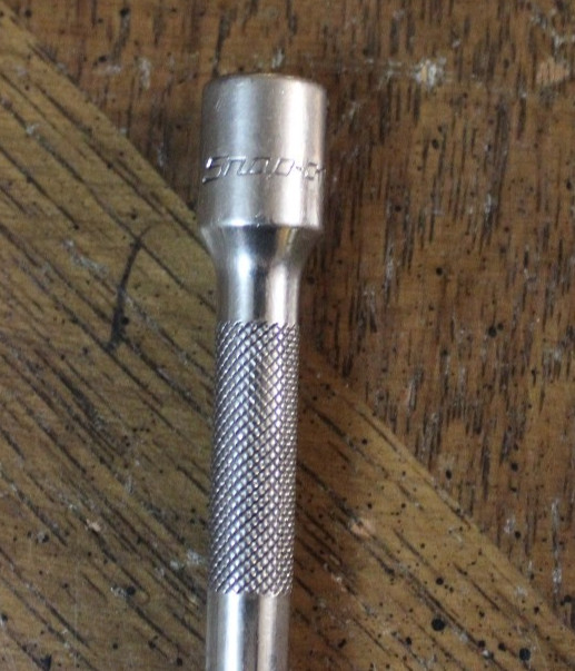 Snap On Tools 1/4″ Drive 14″ Long Knurled Chrome Extension TMXK140