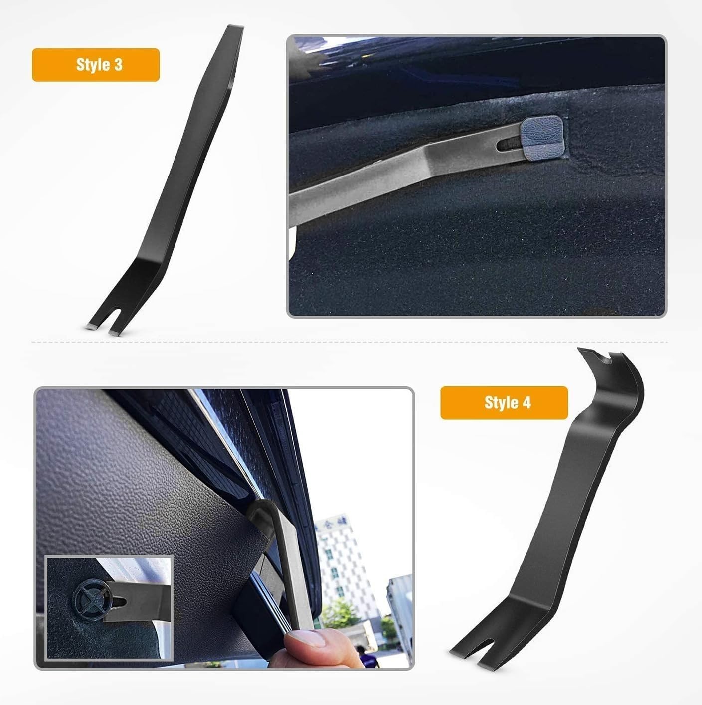 5 PCS Nylon Auto Trim Removal Tool Kit No-Scratch Removal Tool Kit for Car Cl…
