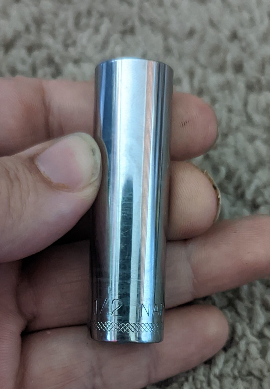 NAPA 3/8″ drive USA 1/2″ SAE 12pt NBD16 Deep Socket