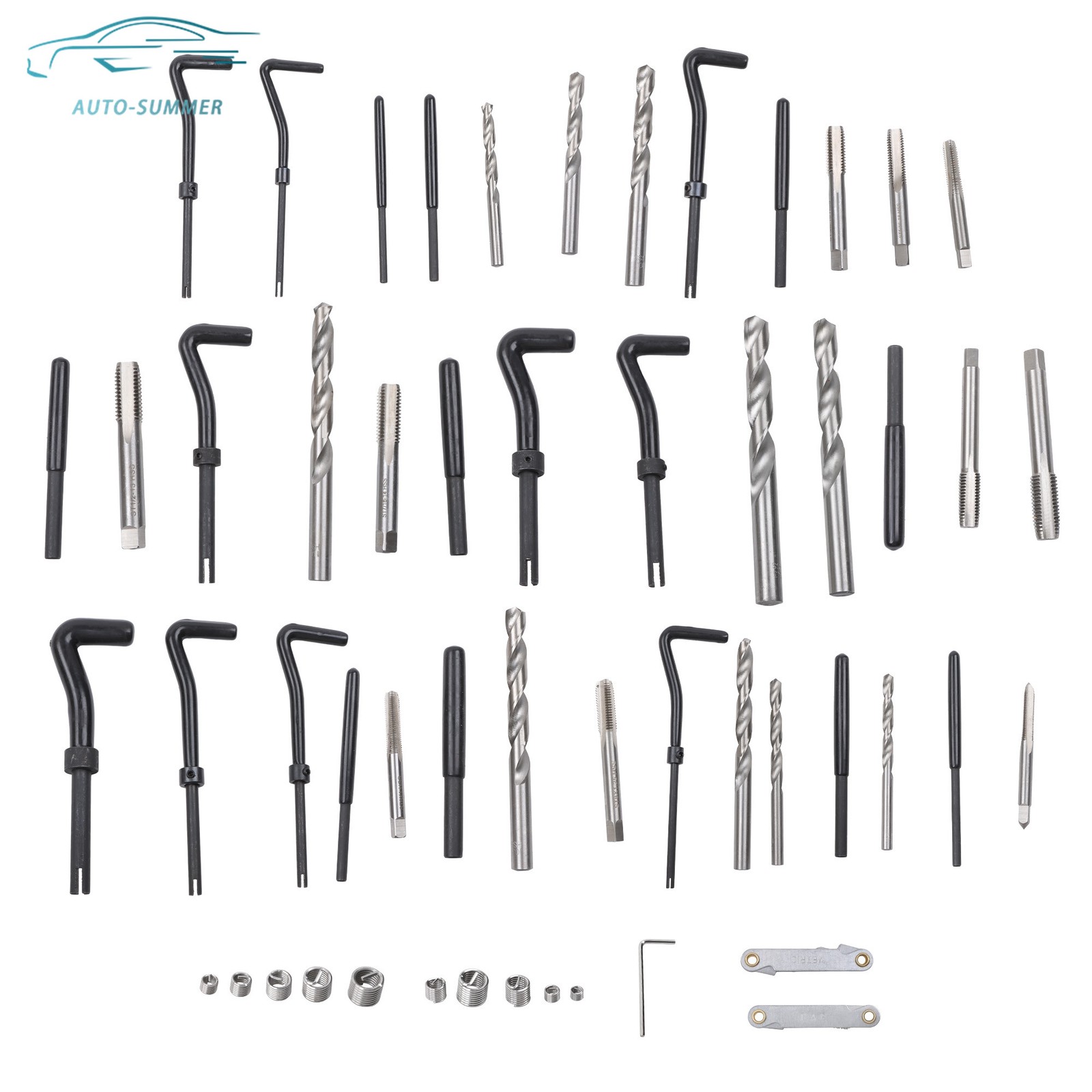 Helicoil Thread Repair Kit 338-Piece Rethreading Tool Kit SAE and Metric M5-M12