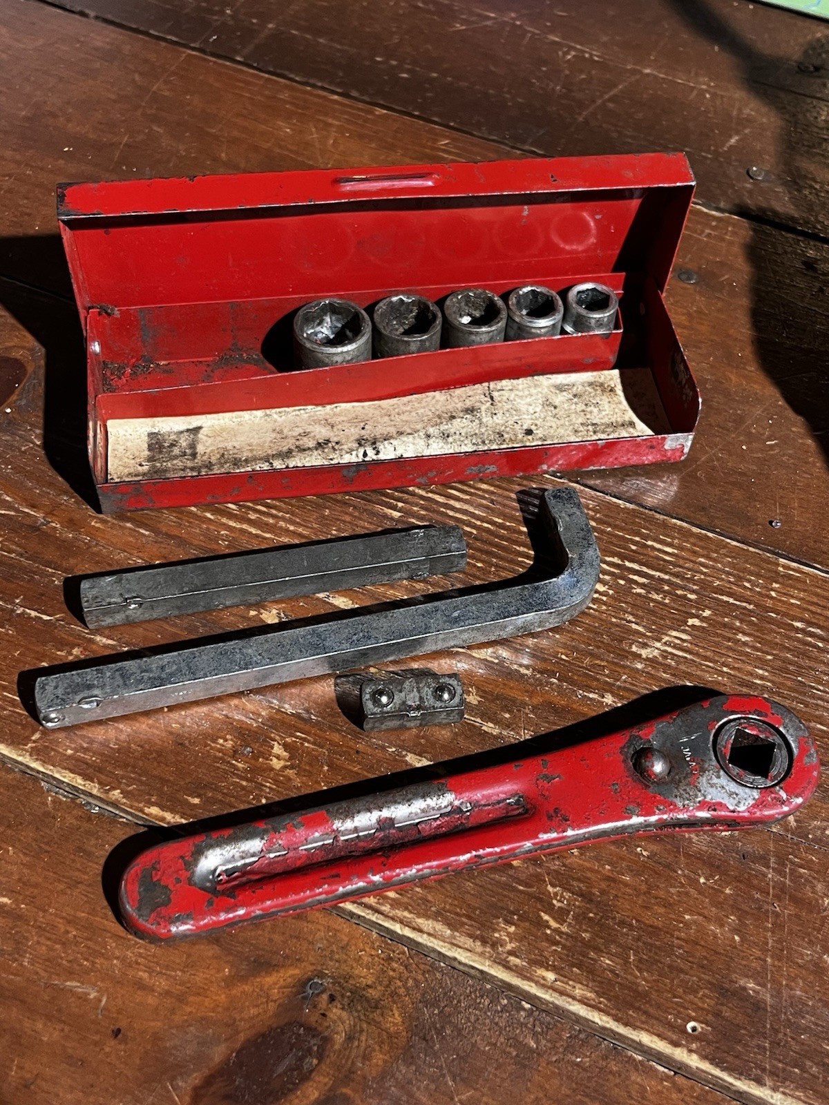Vintage ( RARE ) Globemaster For 1/4″ Drive socket set