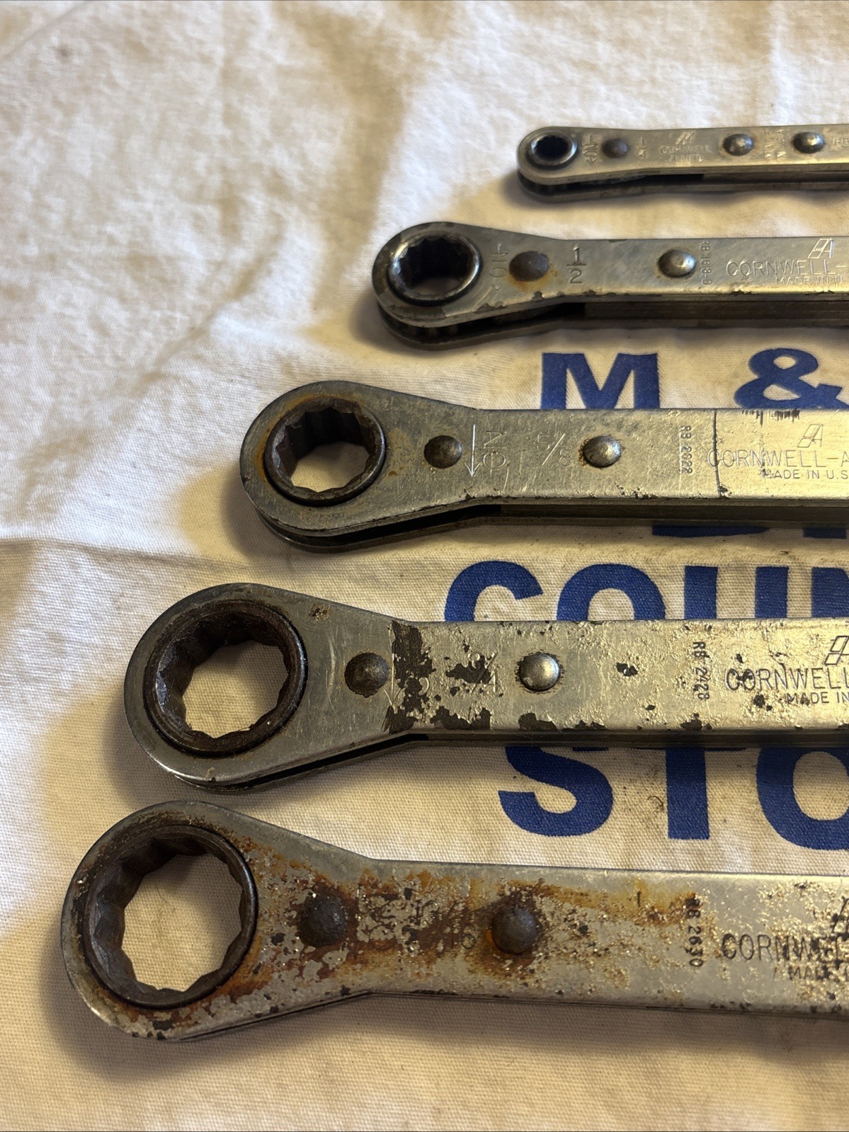 Cornwell Allied USA 5pc Standard SAE Ratcheting Wrench Set 1/4″ – 15/16″